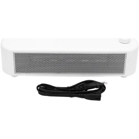 QORVA- Mini radiateur pour usage intérieur 500W 2 vitesses PTC chauffage rapide ventilateur de bureau Portable chambre bureau prise ue 220V