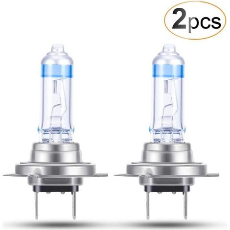 Ulisem2X H7 12V 70W Ampoules Xénon Super Lumineuses Phares de Voiture Lampes de Moto Nouvelle Version Lampe Halogène à Faisceau de Croisement pour Véhicules