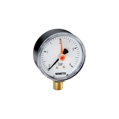 MANOMETRO AD ATTACCO RADIALE M1-ABS- M1-ABS 63 10 bar  G1/4B- WATTS- pezzi 1 (1/2)