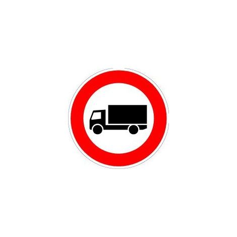 Pannello Vkz 0,253 Ronden 600 Millimetri Proibito Per I Camion Oltre Le 3,5 Tonnellate