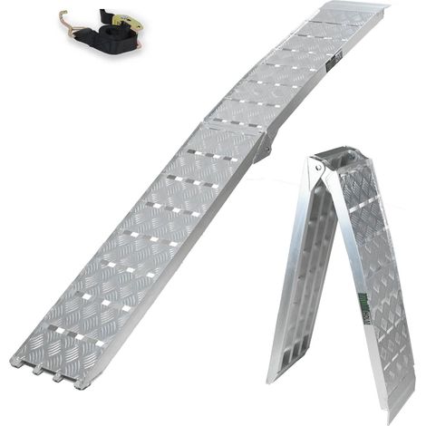 TRUTZHOLM Alu Auffahrrampe Heavy Duty 680 kg klappbar 228 cm Motorradrampe (1/5)