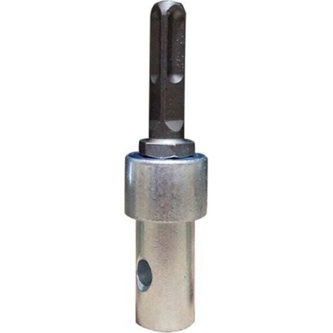 Excellent adaptateur de tarière de terre, tarière professionnelle, adaptateur de maçonnerie en métal，Adaptateur carré à quatre trous pour marteau électrique