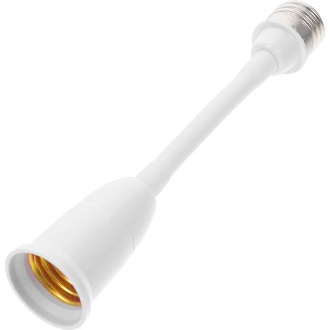 Adaptateur Douille Flexible avec Rallonge pour Plafonds Hauts Support Orientable et Extension pour Ampoules LED Usage Intérieur et Extérieur (1/5)