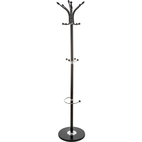 Northix Porta-abiti rotante nero 14 ganci (1/6)