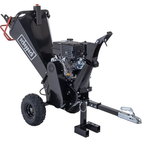 Scheppach Broyeur à végétaux thermique PGS420 - moteur 4 temps 420 cm³ - 12CV - branches Ø 120 mm max - 3600 tr/min (1/5)