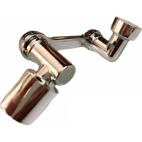 Rallonge de robinet de filtre anti-éclaboussures universelle, 1080 ° Rotatif Splash Filtre Universel Robinet De Cuisine Pulvérisateur Tête Flexible Salle De Bains Robinet Extender Adaptateur Mousse Bu (1/5)