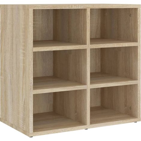 Maison Exclusive - Zapatero color roble Sonoma 52,5x30x50 cm