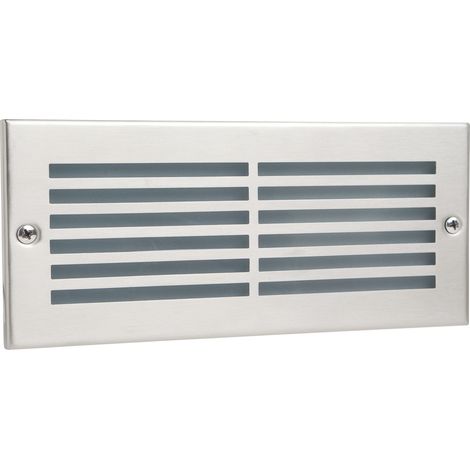 Foco empotrable de pared XALOC E27 20 W IP44 72° Inox (1/2)