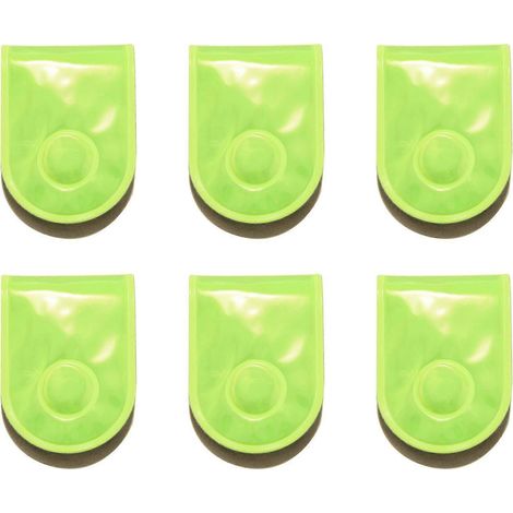 Set mit 6 reflektierenden LED-Sicherheitsleuchten mit Magnetclip für Outdoor-Sportarten (Laufen, Spazierengehen, Radfahren, Mountainbiken). (1/5)