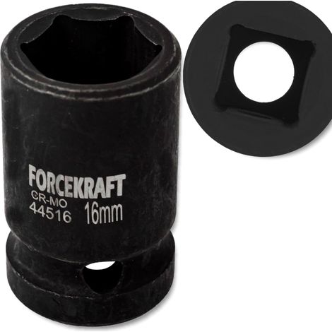 Forcekraft Schlagschrauber-Einsatz 16 mm 1/2" Sechskant (1/5)