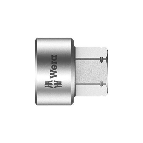 DOUILLE 6 PANS EXTÉRIEURS 12 MM LONGUEUR: 18 MM WERA 05003684001 PROPULSEUR: 1/4 (6.3 MM) 1 PC(S) (1/4)