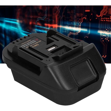 Adaptateur de batterie au lithium pour Dewey Miwitch vers Mutian DM18M, adaptateur de batterie 18 V (1/5)