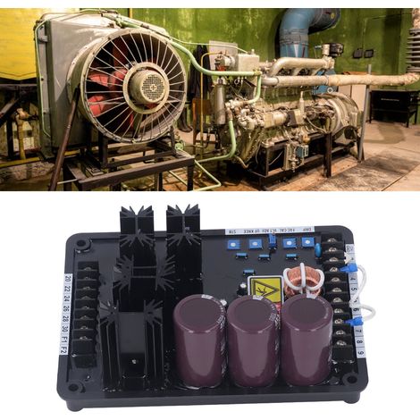Régulateur de tension VR6 avec accessoires, stabilisateur de tension AVR 180-280V pour groupes électrogènes diesel. (1/5)