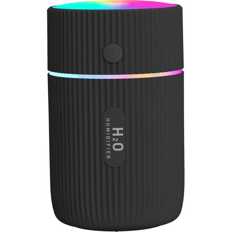 Humidificateur d'air, mini humidificateur ultrasonique, arrêt automatique et veilleuse colorée, humidificateur portable USB pour voiture et maison (n (1/5)