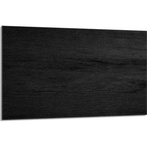 Glasschutzplatte für Herd 80x52 Schwarz (1/5)