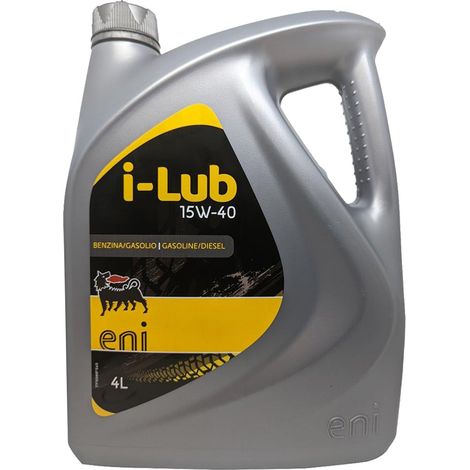 Olio Motore per Autovetture 15W40 Eni i Lub 4 Pezzi 4 lt