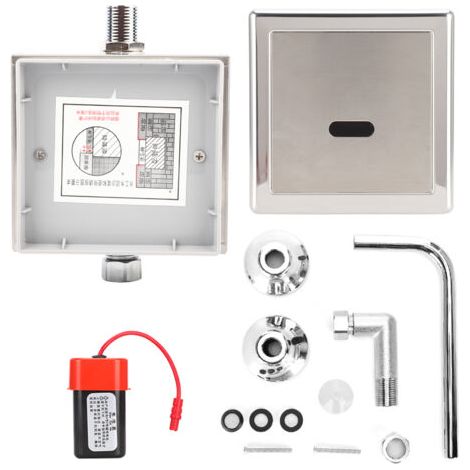 DEESSE SHOP-Accessoires automatiques de kit de rinage d'urinoir infrarouge de rinage d'urinoir d'induction pour l'usage d'htel (1/5)