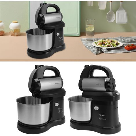Küchenmaschine mit 2,5 l Fassungsvermögen, 500 W, Schneebesen, Knethaken, Füllmischer, europäischer Standard 220 V (1/5)