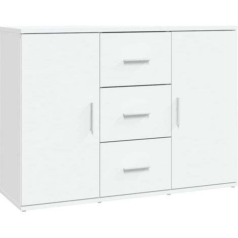 Sideboard/Anrichte/Buffet Weiß 91x29,5x65 cm Holzwerkstoff LXWW919772 (1/5)