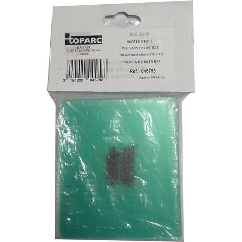 Paquet de 10 Verres Extérieurs Compatibles avec Casques de Soudure GYS NAVITEK