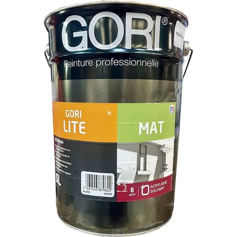 Peinture façade GORI Lite Blanc 5 L