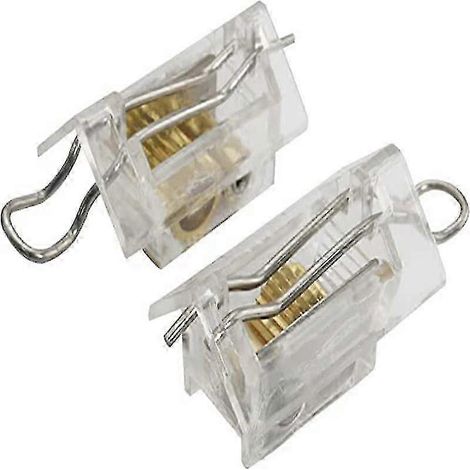 Un ensemble de 4 accessoires professionnels pour stores vénitiens, comprenant un bloque-cordon et d'autres accessoires. (1/5)