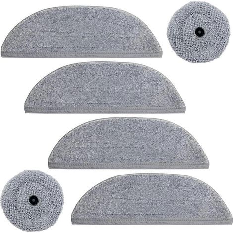 Lingettes de rechange pour robot aspirateur S8 MaxV Ultra, en microfibre, réutilisables, pack de recharges (1/5)