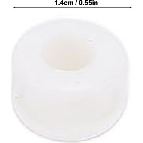 Ortviai Joint d’étanchéité en caoutchouc pour ventilateur mural/plafond – 18 pièces, blanc, réduction du bruit (1/4)