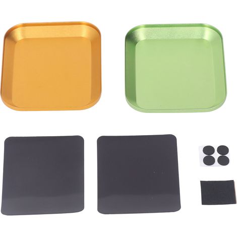 Lot à 2 plateaux de vis universels pour réparation mobile, bac de rangement de pièces, organisateur à vis (couleur aléatoire) (1/5)