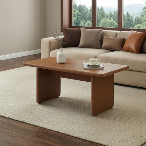 Couchtisch Gäljami 100x55x44 cm Walnussoptik [en.casa]