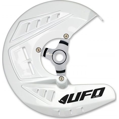 Protector de disco de freno UFO blanco para Yamaha YZF 250/450 2014-2021 Motocross