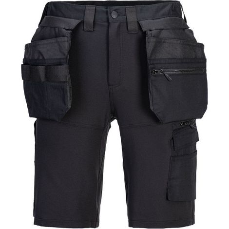 Bermudas de trabajo técnicas DX4 Craft Holster PORTWEST DX451 36 pulgadas Negro