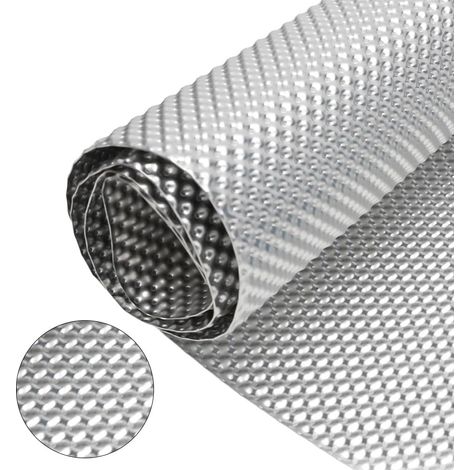100cm x 40cm Embossed Aluminum Heat Shield Plate Vehicle Aluminum Heat Protection Plate Repair Kit Aluminized Heat Shield Plate Repair Kit (1/5)