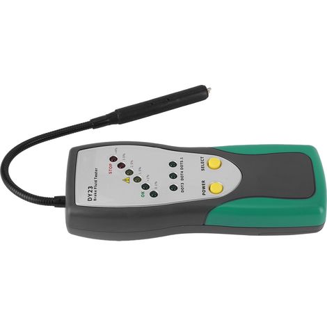 Testeur numérique de liquide de frein automobile avec sonde à col de cygne de 30 mm et système d'alarme double (1/5)
