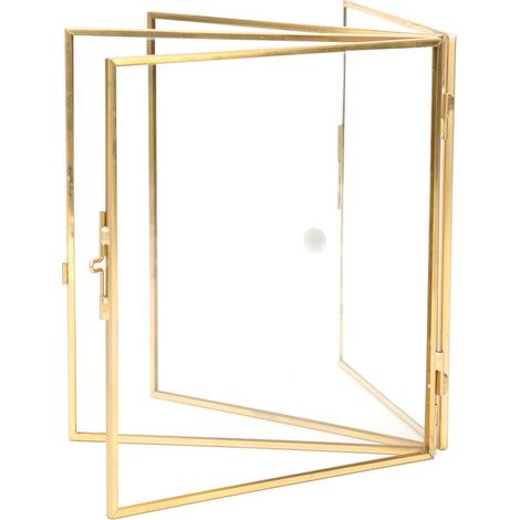 Doppelseitiger Glashalter für Trockenpflanzen, Trockenblumenclips, Wohndekoration, 14 x 16 x 1,5 cm (1/5)