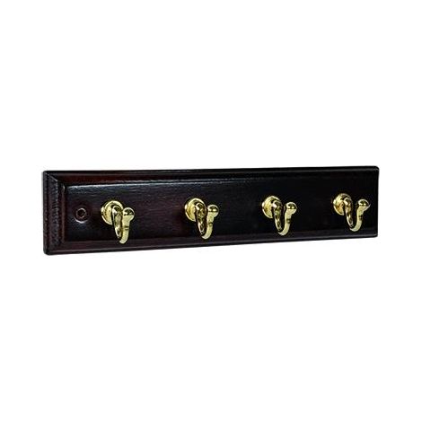 Appenditutto adesivo legno noce 4 posti - pz. 1