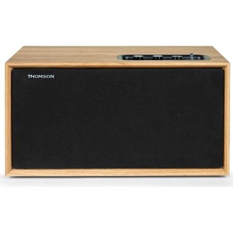 Wohnmobiltelefon aus Holz - THOMSON - WS502 - Bluetooth 5.0, 100W, RCA, USB, AUX-IN (1/5)