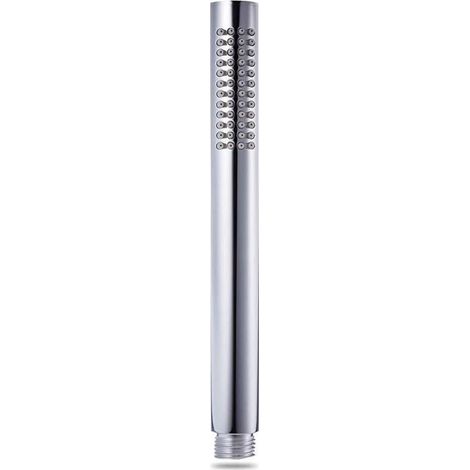 Solid brass, chrome-plated, water-saving shower head with 1 spray pattern and 48 anti-limescale nozzles. (1/5)
