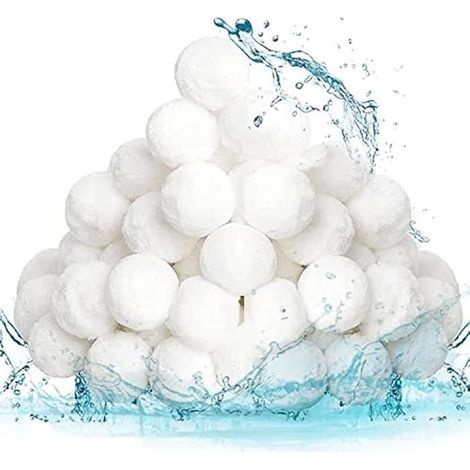 Filterkugeln, 500 g, ersetzen 17,85 kg Filtersand, geeignet für verschiedene Systeme (1/4)