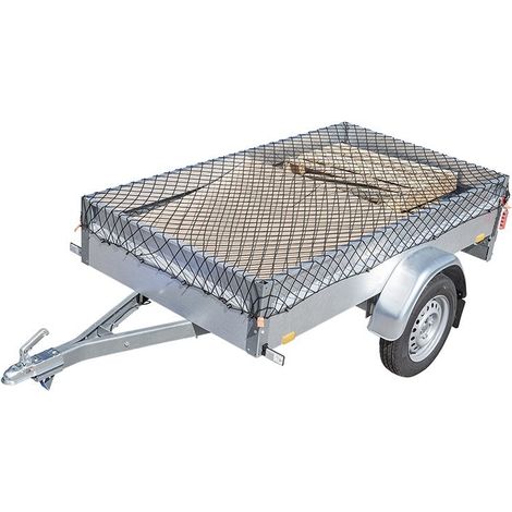Rete da rimorchio 2 x 3 m elastica con cordino elastico