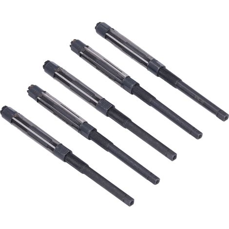 Alésoir à main réglable 5 pièces 9SiCr, outil de finition pour acier à matrice, diamètre 9,25-10mm, fraise de perçage manuelle. (1/5)