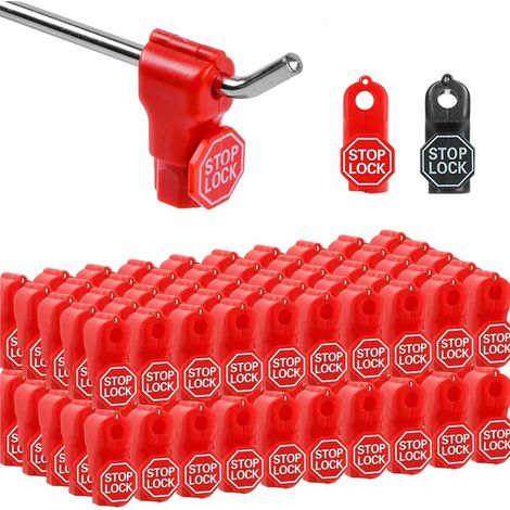 Antifurto blocco gancio serratura di sicurezza per negozio al dettaglio supermercato - Packaging: Black 50 pcs + Magnete (1/5)
