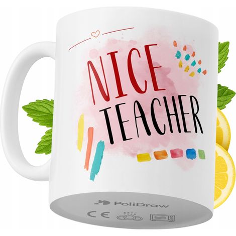 Mug humoristique pour professeur, avec un texte amusant et un design graphique original. Idéal pour les anniversaires, les fêtes et les occasions spéciales. Mug premium pour la maison, le bureau et le (1/5)