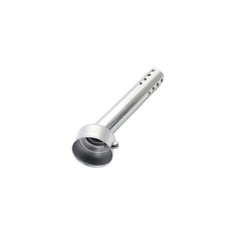 Universeller, verstellbarer 48-mm-Motorradauspuffschalldämpfer mit Tuningkern für einen tiefen Klang und rundem Mundstück für optimale Leistung.