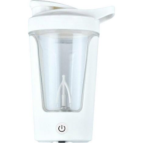 Mélangeur électrique automatique 450 ml pour boissons chaudes et froides, idéal pour la salle de sport et les activités de plein air. Parfait pour le café, le lait et autres préparations. (1/5)