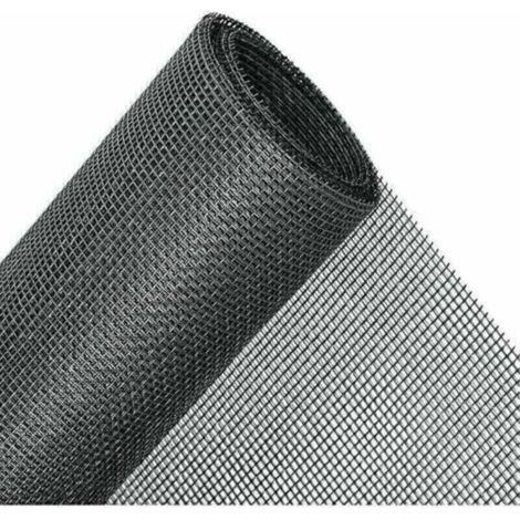 LaBlanc - Moustiquaire Fenêtre Découpable Adhésive - Protection Contre Insectes, Anti-Insectes - Maille Moustiquaire Fenêtre sans Perçage (Noir, 150x200cm) (1/5)