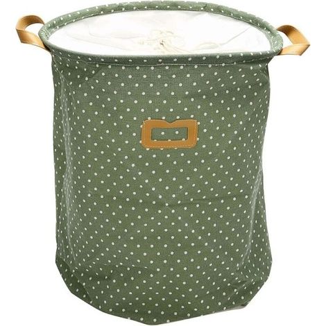 Panier à linge imperméable, sac de rangement, panier à linge vert (1/5)