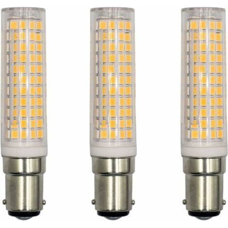 BA15D Ampoule LED, Energy Saver Culot 15W, Pour Réfrigérateur/Machine à Coudre/Lampe de Table CA230V, Lot de 3 (blanc chaud 3000K) [Classe énergétique A+] (1/5)