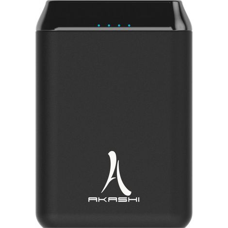 Batterie externe AKASHI 10000 mAh Noir 2 x USB 2,1 A (1/2)