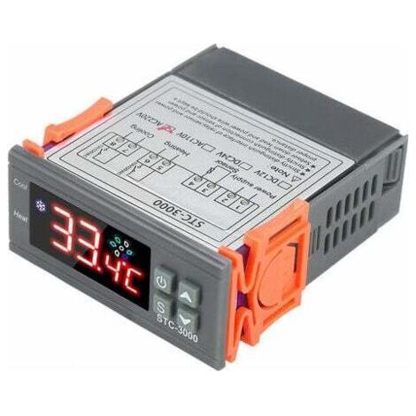 Thermoregulateur Numerique De Controleur De Temperature De Micro-ordinateur STC-3000 Avec Le Capteur De Chaleur Froide De Sonde De NTC - AC 110-220V (1/4)